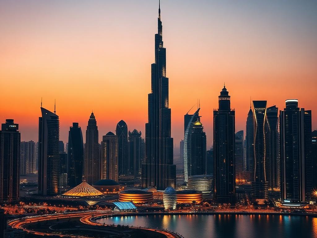 Dubai / UAE skyline